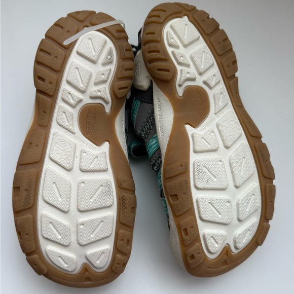 Keen Kids' Charcoal and Aqua Sandals us 4 - Picture 2 of 4